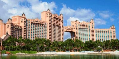 A resort in the Bahamas for Student Spring Break.